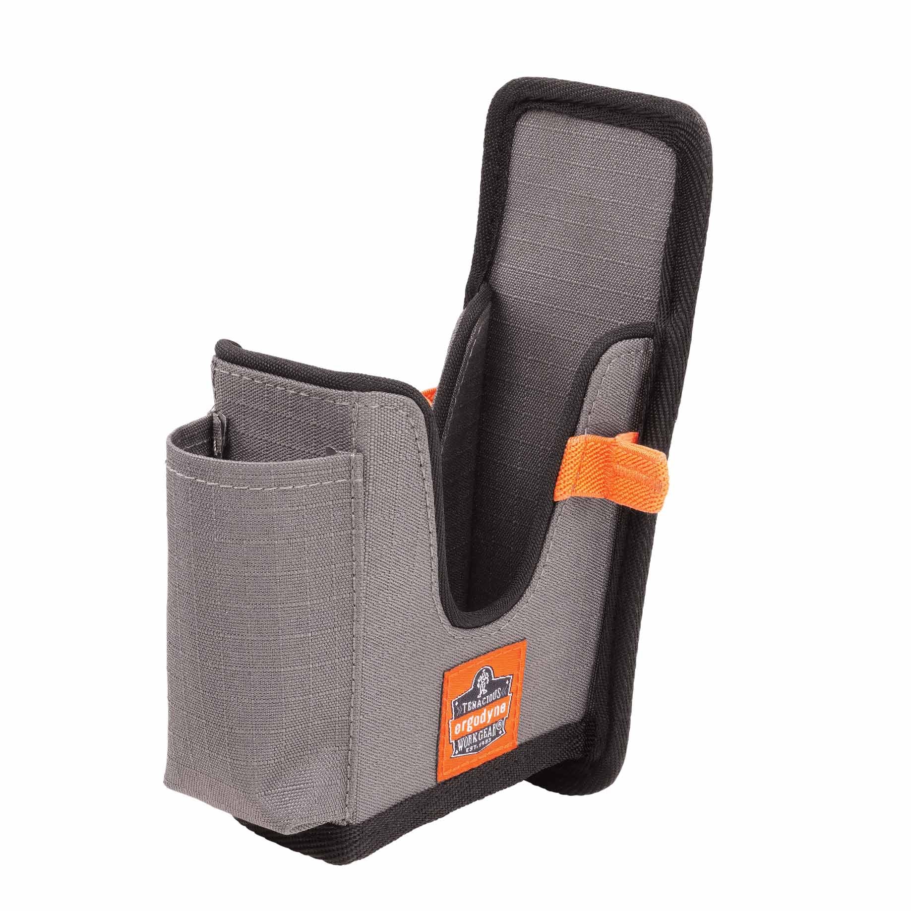 Ergodyne 19182 5541 S Gray Handheld Barcode Scanner Holster with Belt Clip - Moutools