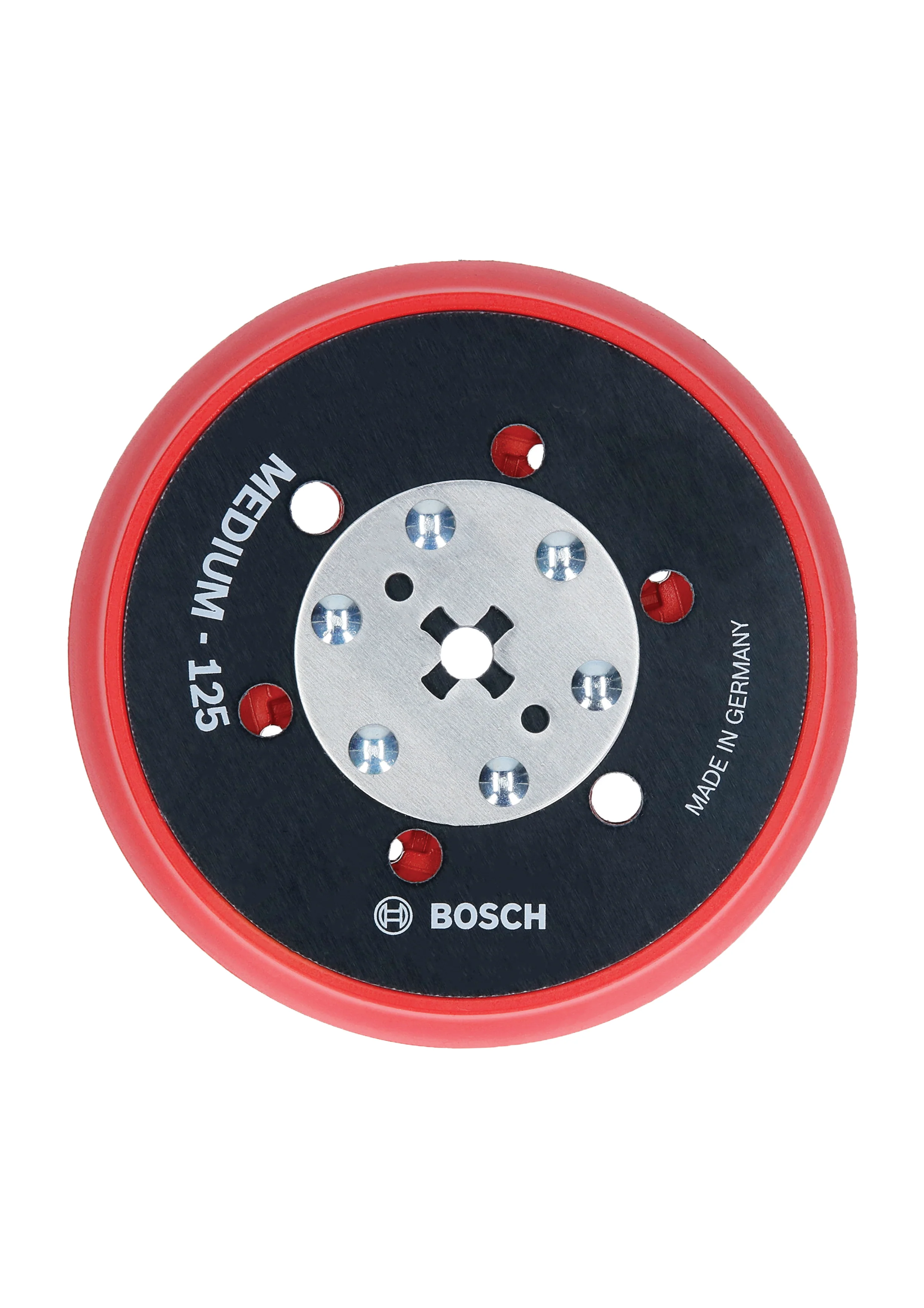 Bosch RSM5045 5 In. Medium Hook-and-Loop Multi-Hole Sanding Pad - Moutools