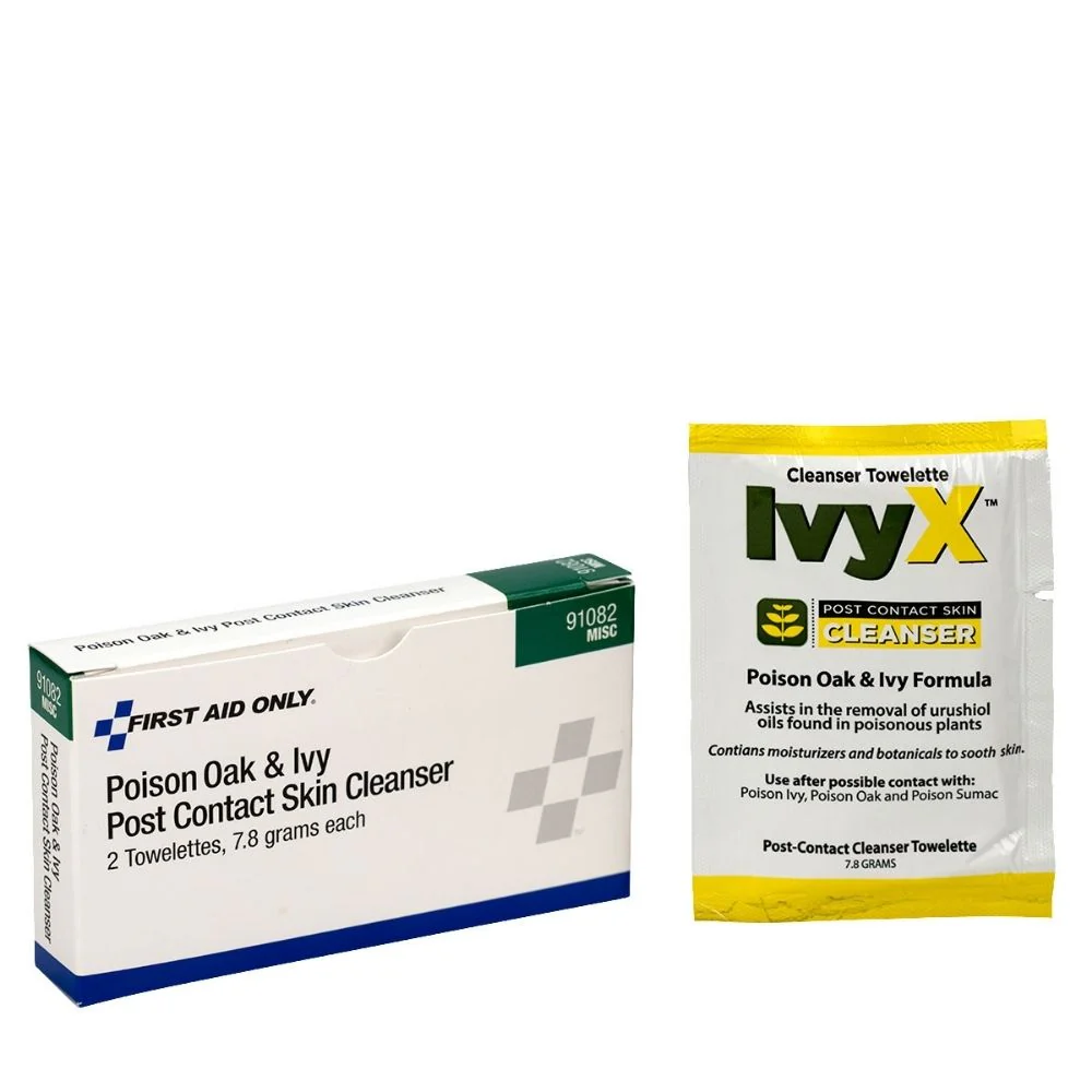 First Aid Only 91082 IvyX Poison Oak & Ivy Packets 2/box - Moutools
