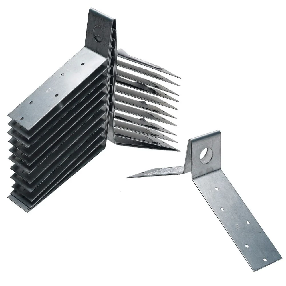 Werner A230400XBULK Roof Anchor Knock Down Plated Steel 60PK - Moutools