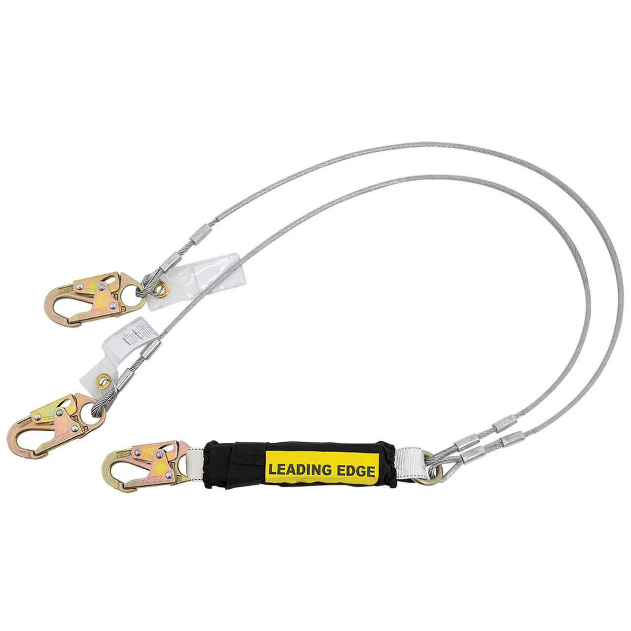 Werner C461120LE Leading Edge 6 Foot Twin Leg Energy Absorbing Lanyard - Moutools