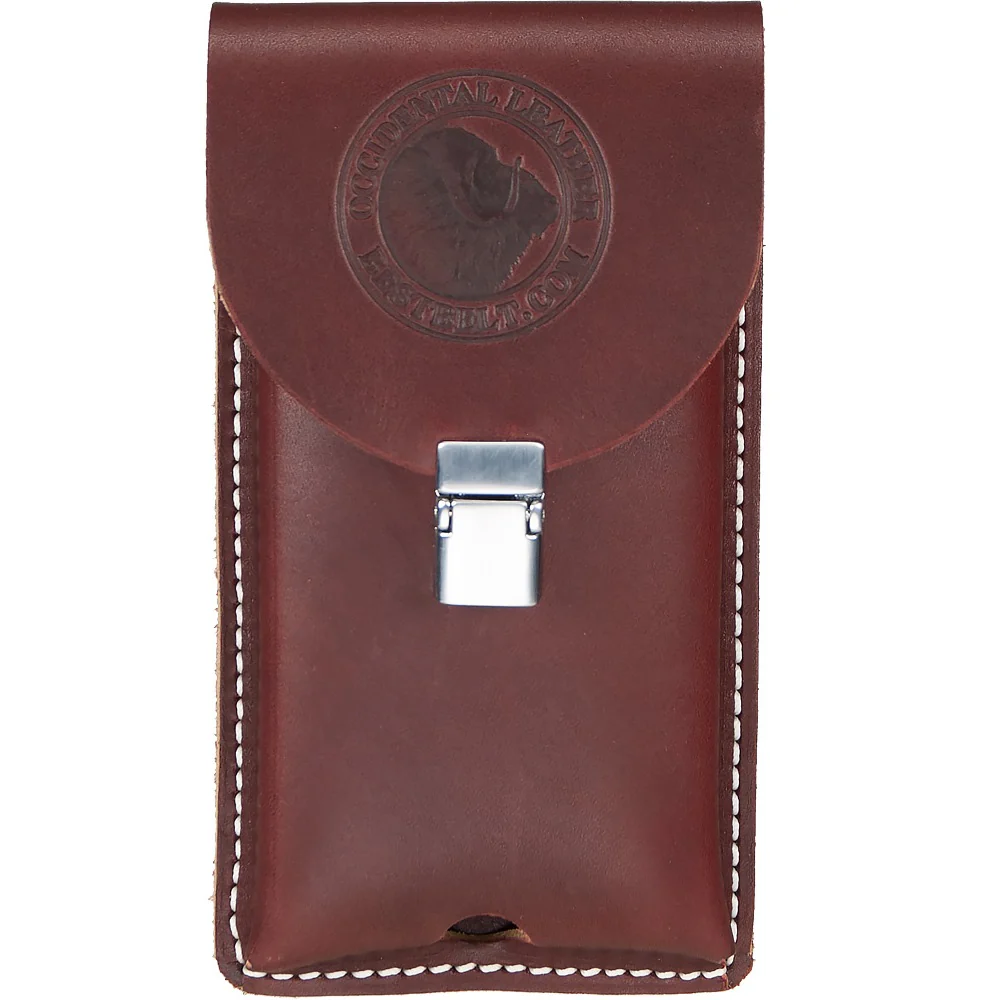 Occidental Leather 5328 Clip-On Leather Phone Holster Large - Moutools