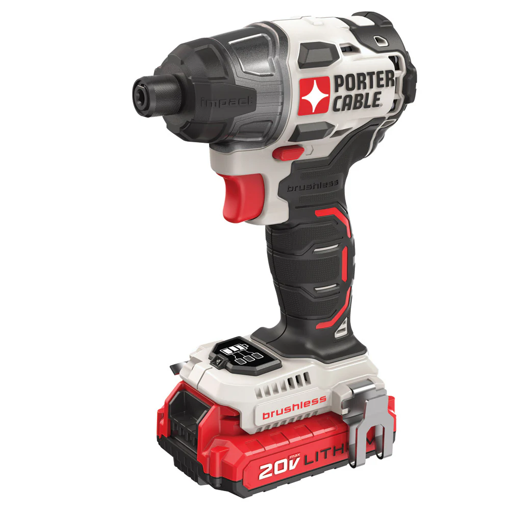 Porter Cable PCCK647LB 20V MAX Brushless Lithium Cordless Impact Driver - Moutools