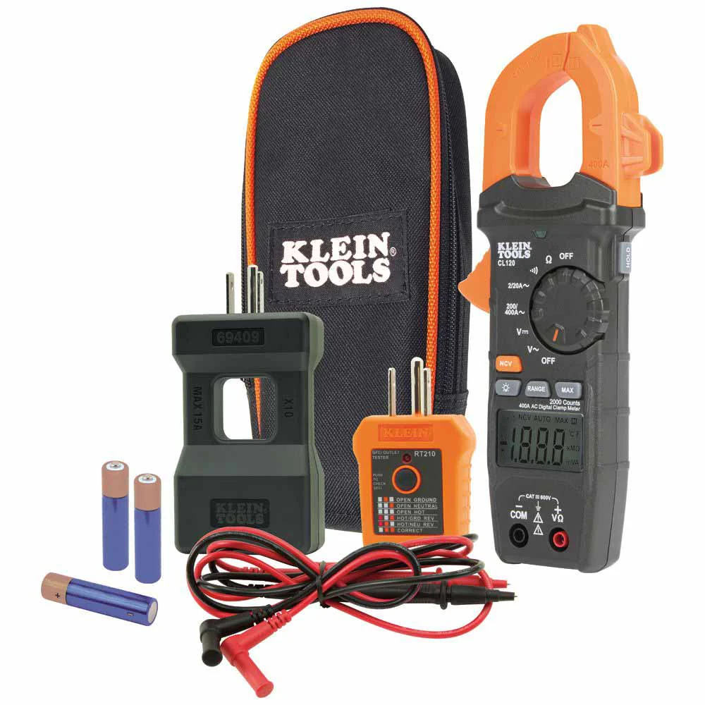Klein CL120KIT Clamp Meter-AC Kit - Moutools