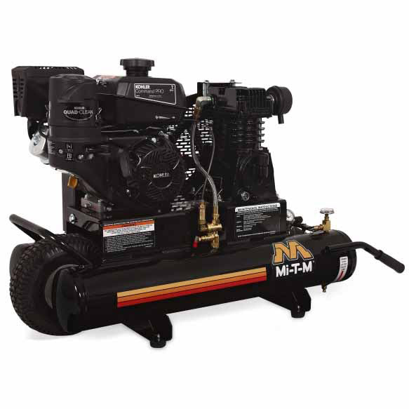 Mi-T-M AM1-PK07-08M 8-Gallon Single Stage Gasoline Air Compressor - Moutools