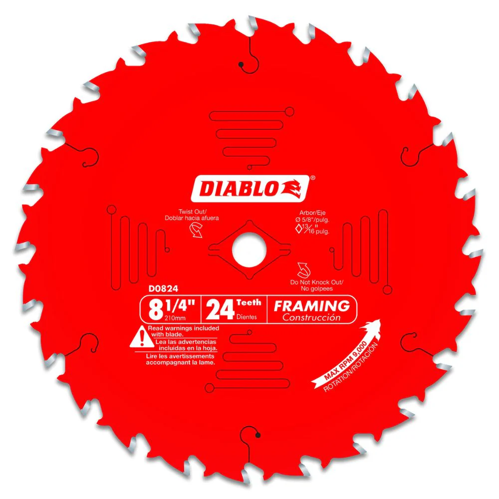 Diablo D0824X 8-1/4