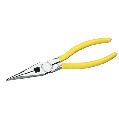 IDEAL 35-038 Long-Nose Pliers, Heavy-Duty with Cutter, 8-1/2 Inch Length - Moutools