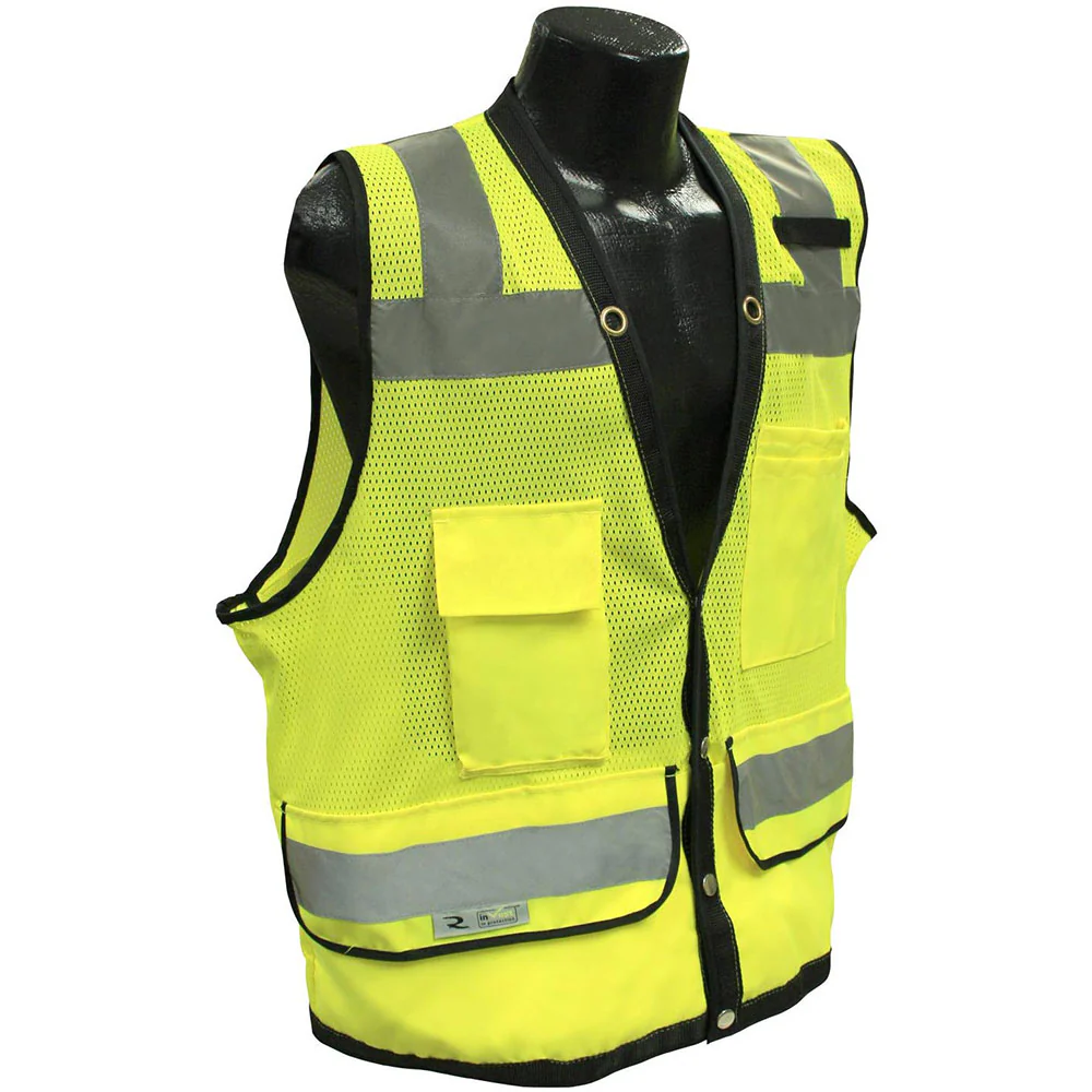 Radians SV59-2ZGD-L Large Class 2 Heavy Duty Green Surveyor Vest - Moutools