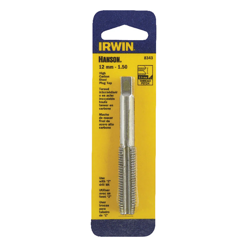 Irwin 8343 Metric Thread Tap 12.0 mm - 1.50 mm - Moutools