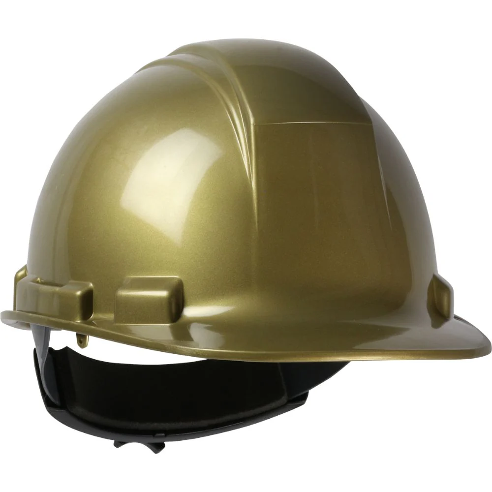 PIP 280-HP241R-13 Whistler Cap Style Hard Hat, HDPE Shell, 4-Point Textile Suspension, Ratchet Adjustment - Gold - Moutools