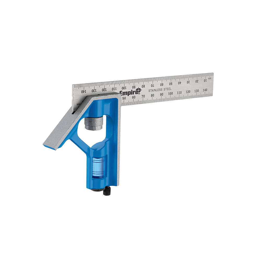 Empire Level E255M 150mm TRUE BLUE Combination Square - Moutools