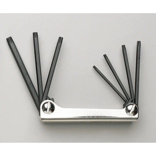 Proto J4979TX 8 Pc. Torx Folding Hex Key Set - Moutools