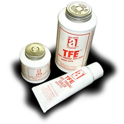 Anti Seize 14012 8 Oz TFE Pipe Thread Sealant with PTFE, Brush Top - Moutools