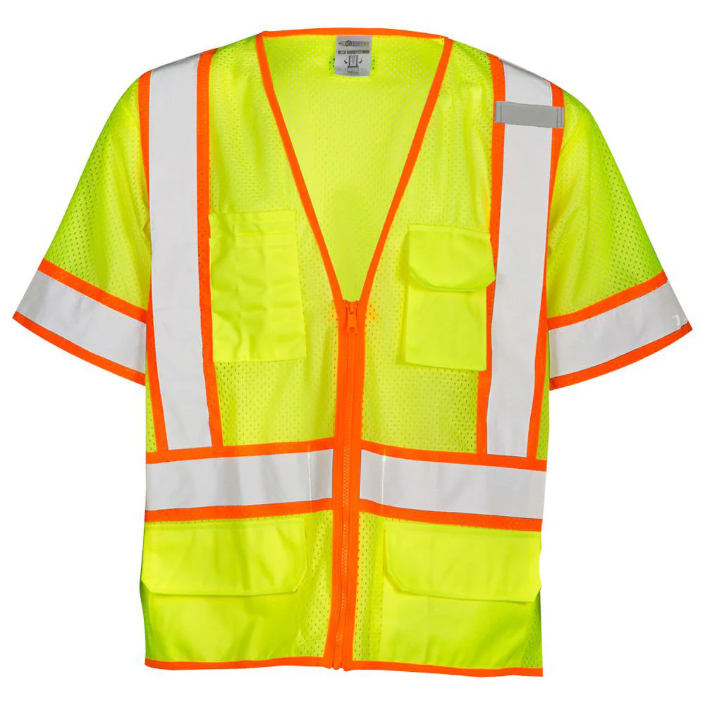 ML Kishigo 1242-XXL Vest Class 3 Lime (XXL) - Moutools
