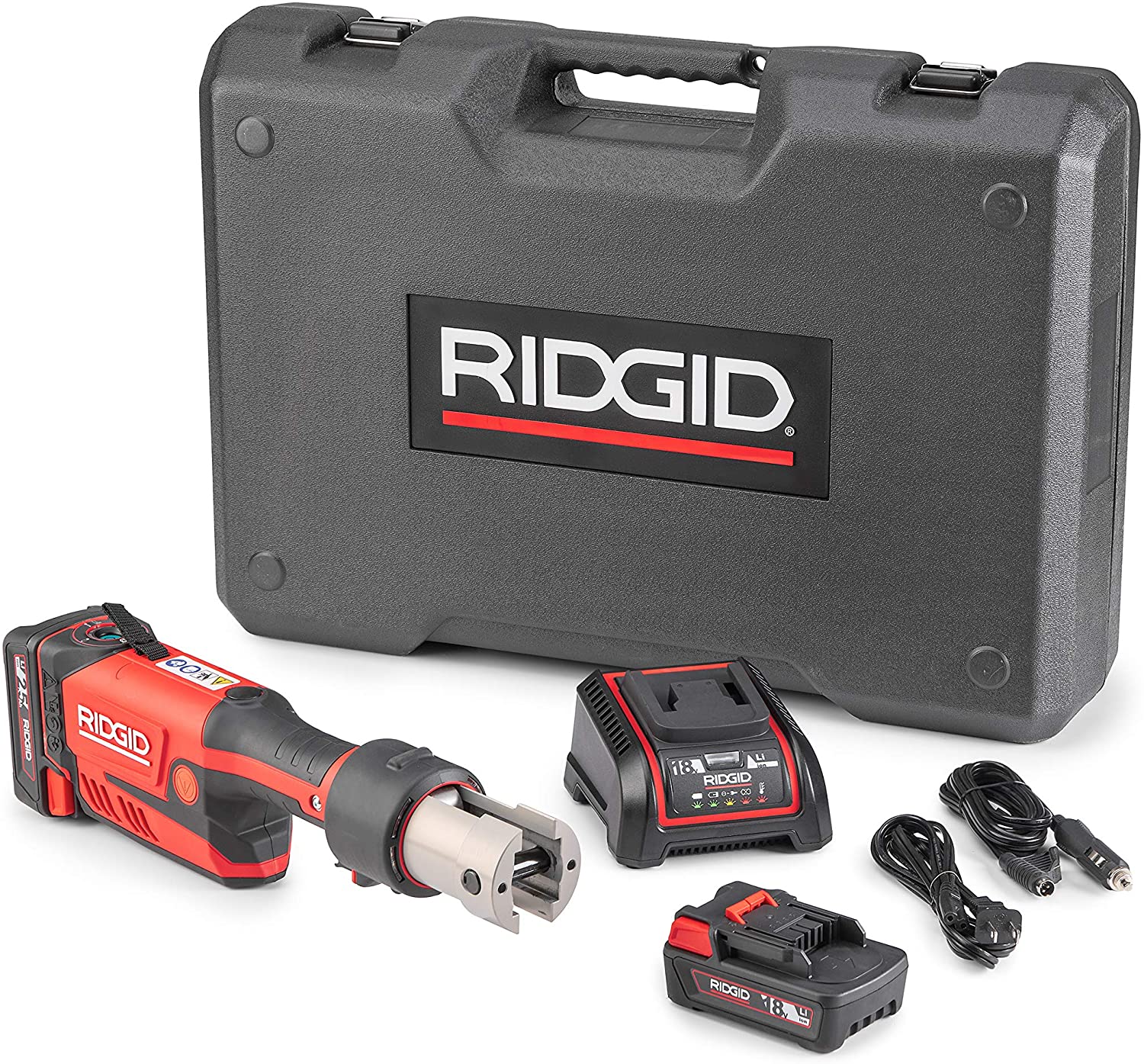 Ridgid 67188 RP 351 Press Tool Kit, Battery and Charger - Moutools