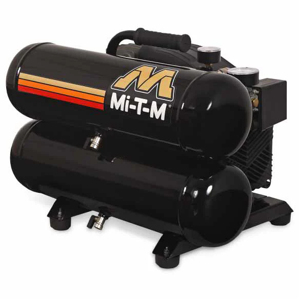 Mi-T-M AM1-HE02-04M Work Pro Series4-Gallon Single Stage Electric Air Compressor - Moutools