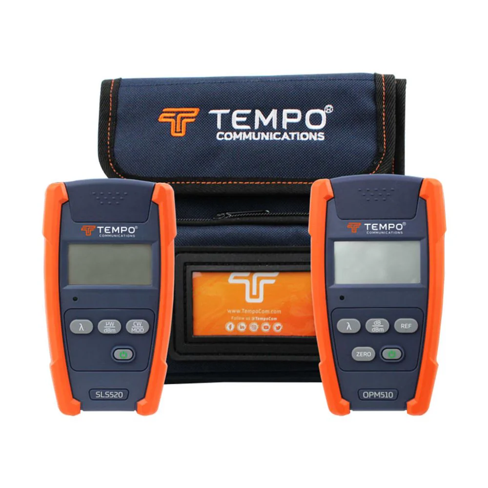 Tempo MM DUAL KIT OPM510 Power Meter & SLS525 Light Source (Multimode Dual Kit) - Moutools