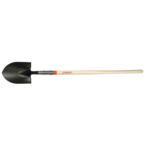 Union Tools 45520 Round Point Shovel with Open-back and Dual Rivet - Moutools