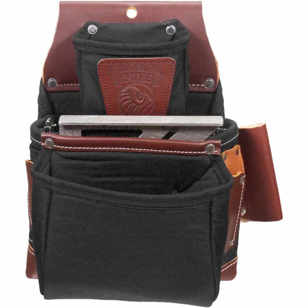 Occidental Leather B8060 OxyLights 3 Pouch Fastener Bag - Black - Moutools