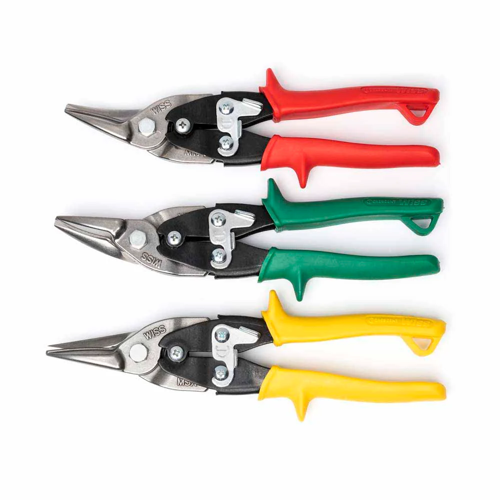 Crescent M123R 3 Piece Compound Action Aviation Snip Set - Moutools