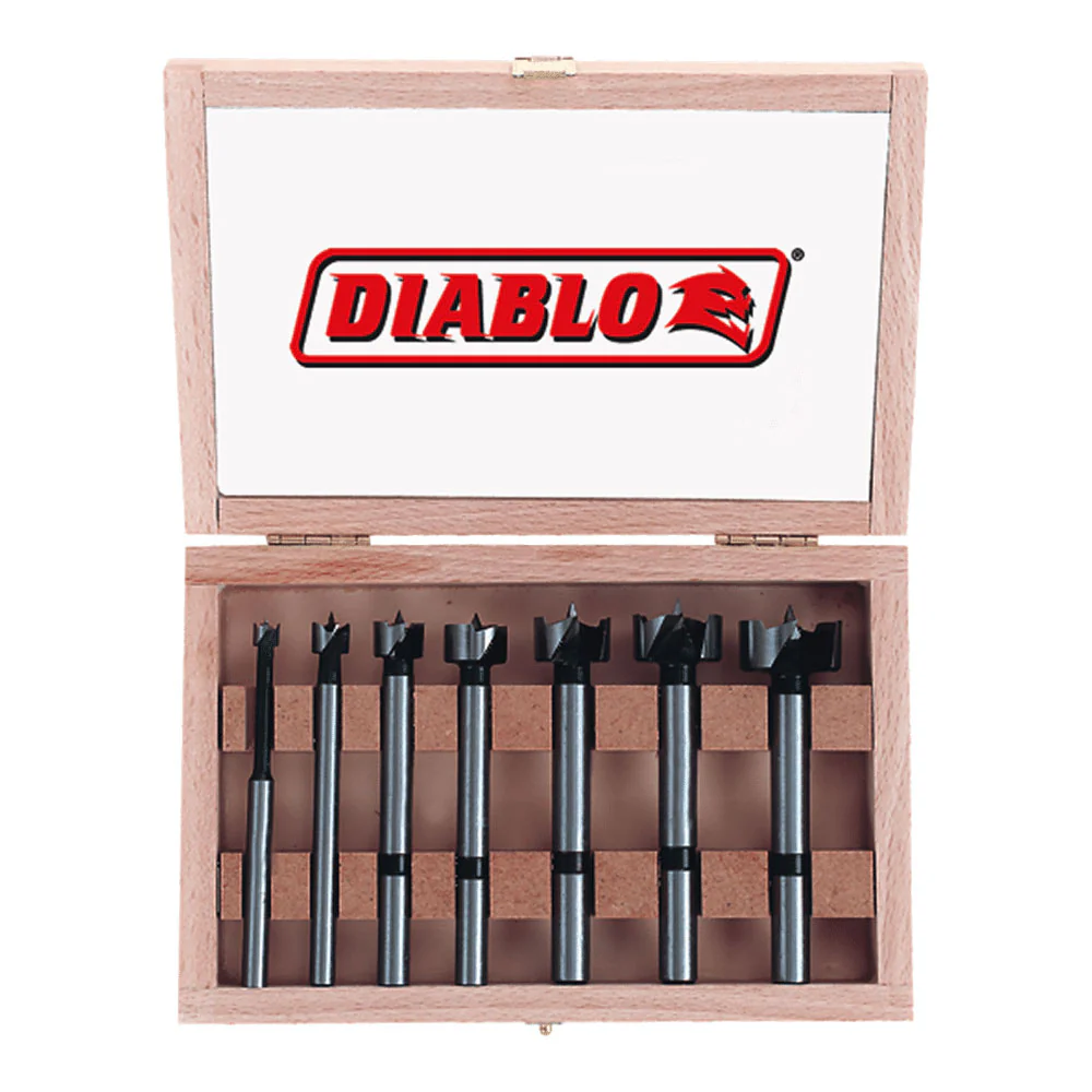 Diablo FB-107 7 Pcs. Forstner Bit Boxed Set - Moutools