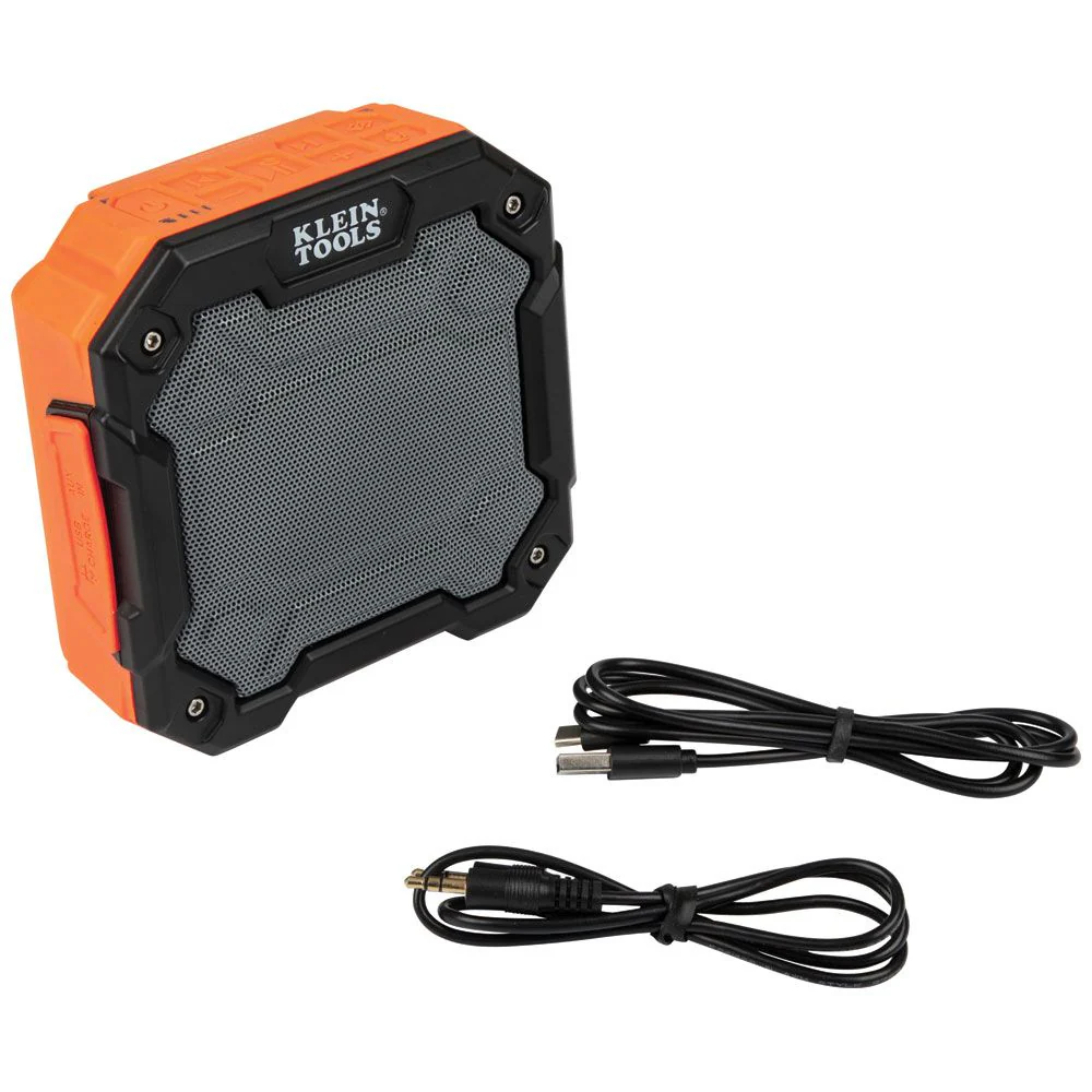 Klein AEPJS3 Bluetooth Jobsite Speaker with Magnet and Hook - Moutools