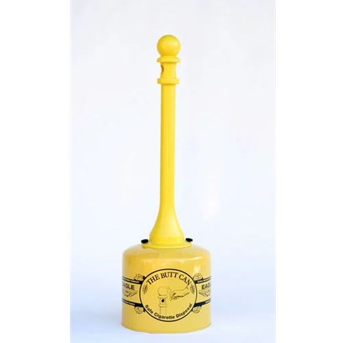 Eagle 1202 Galvanized Steel Can w/Poly Tube - Yellow - Moutools