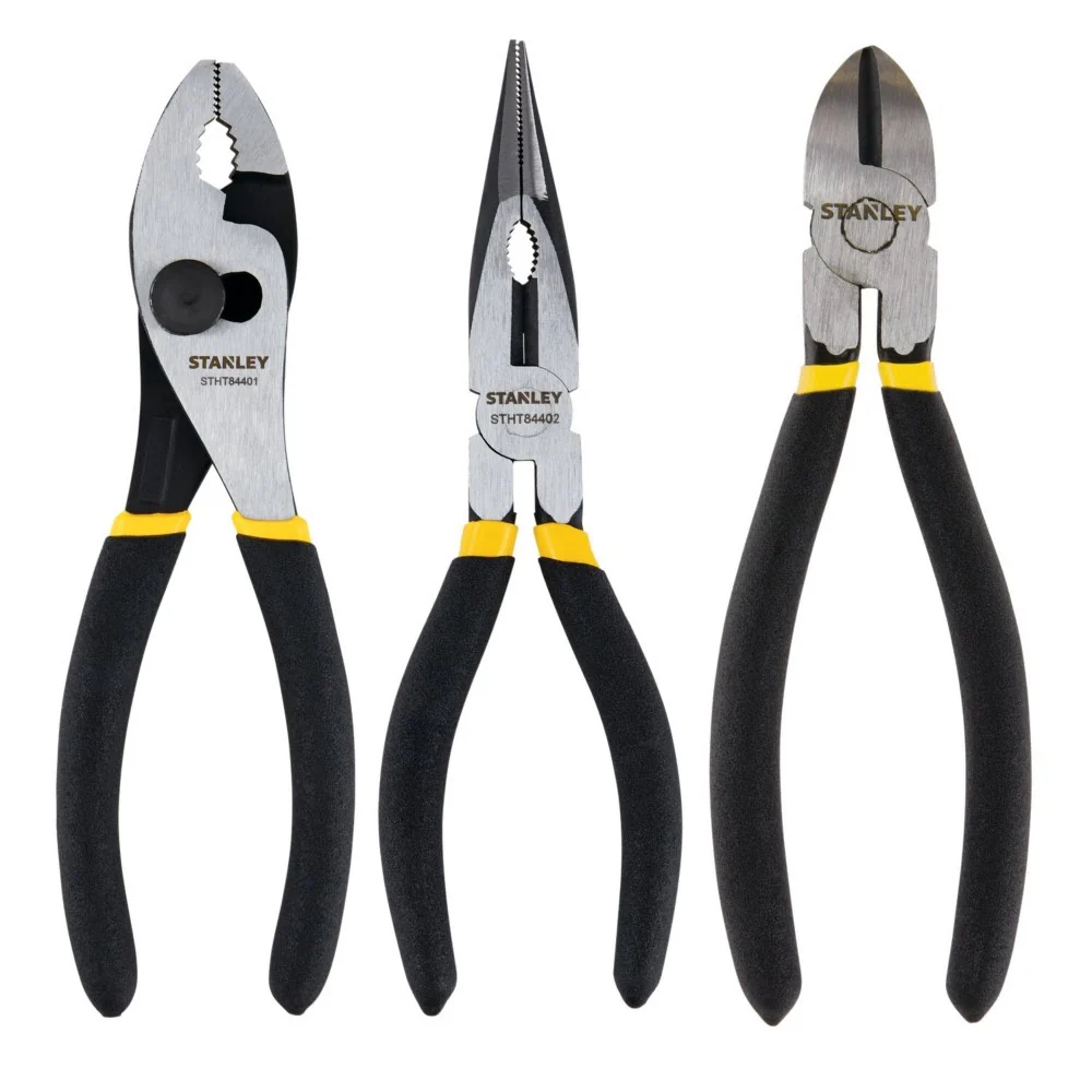 Stanley STHT84405 3-Piece Pliers Set - Moutools