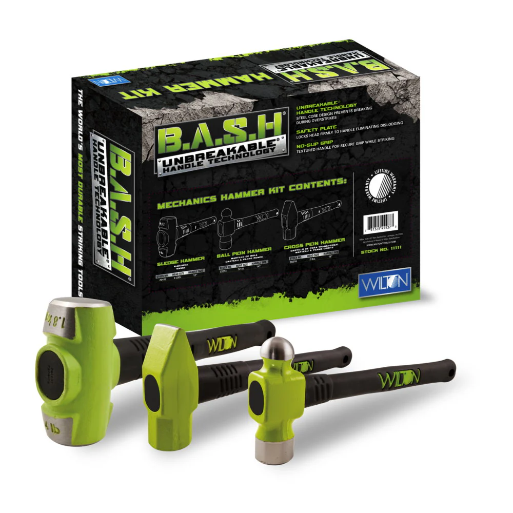 Wilton WL9-11111 B.A.S.H Mechanics Hammer Kit - Moutools