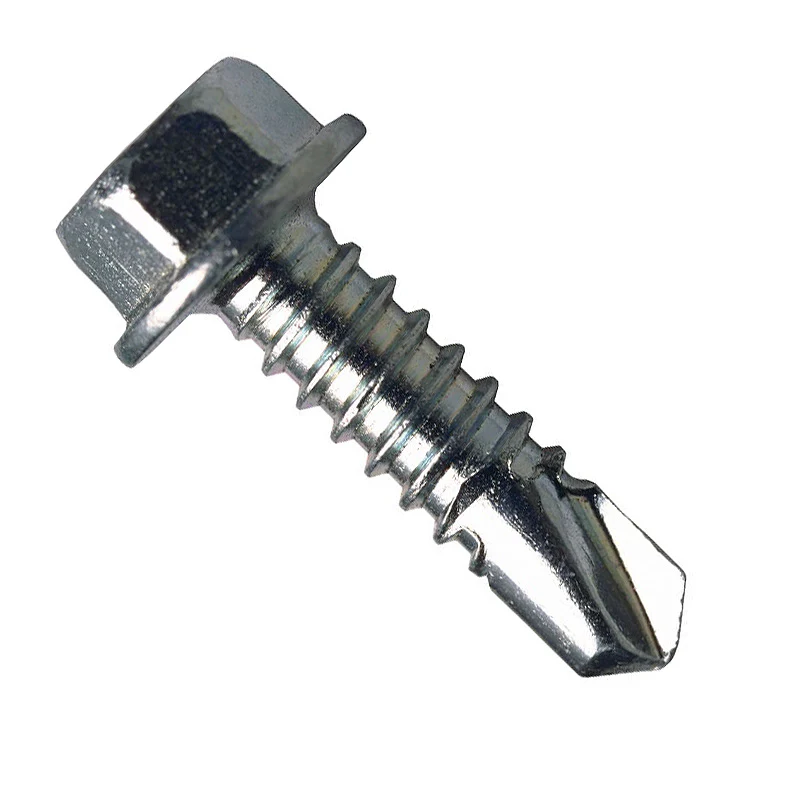 Primesource HWD12300 Zinc HWH Self-Drilling Screw, 12