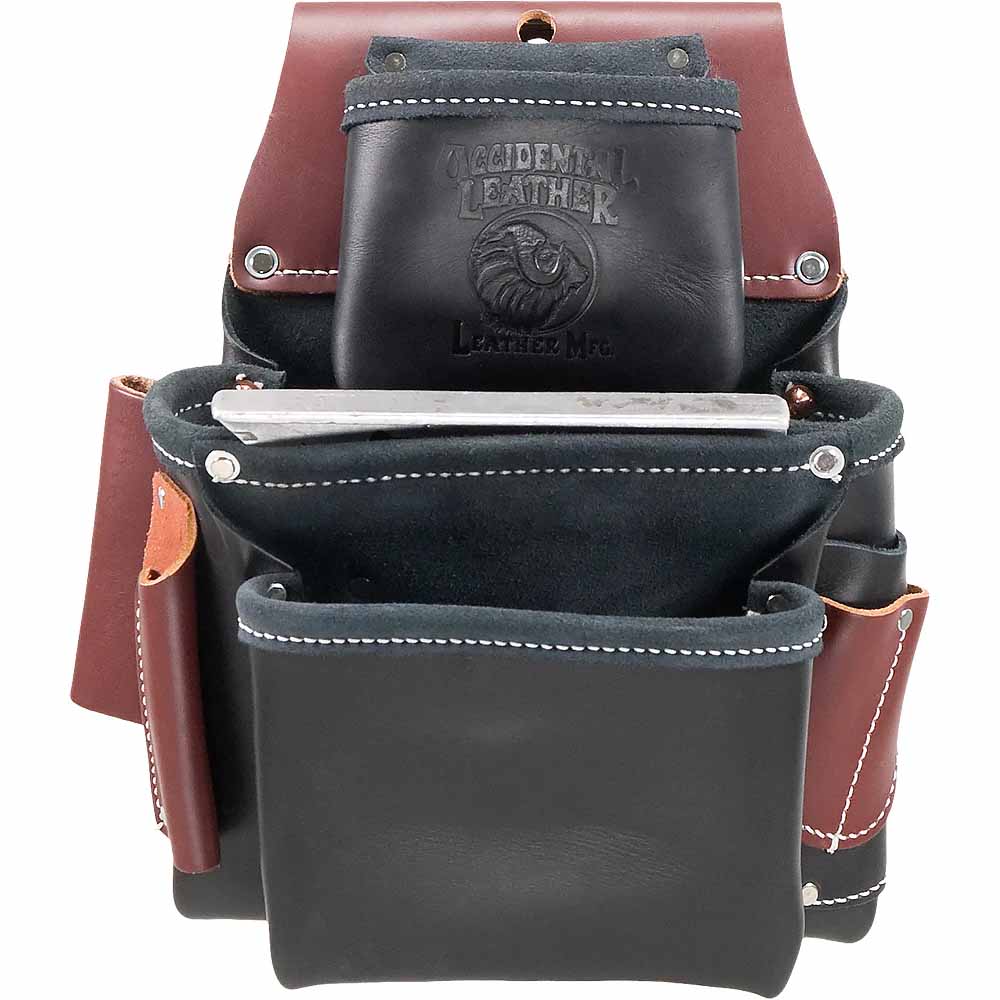 Occidental Leather B5060LH 3 Pouch Pro Fastener Bag - Black - Moutools