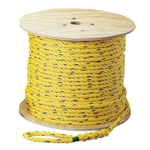 IDEAL 31-851 Pro-Pull Polypropylene Rope, 1/2 inch diameter x 1200 feet long - Moutools