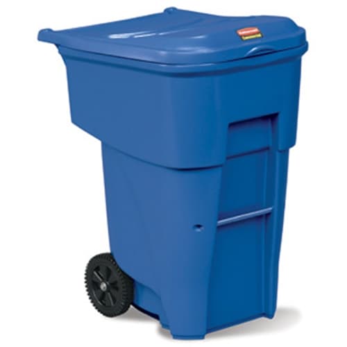 Rubbermaid FG9W2273BLUE BRUTE Rollout Container/Trash Can - Moutools