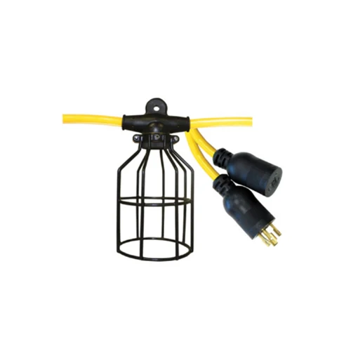 VOLTEC 08-00202 100ft 12/3 STW 10-Lt Locking Light Stng Mtl Shde - Moutools