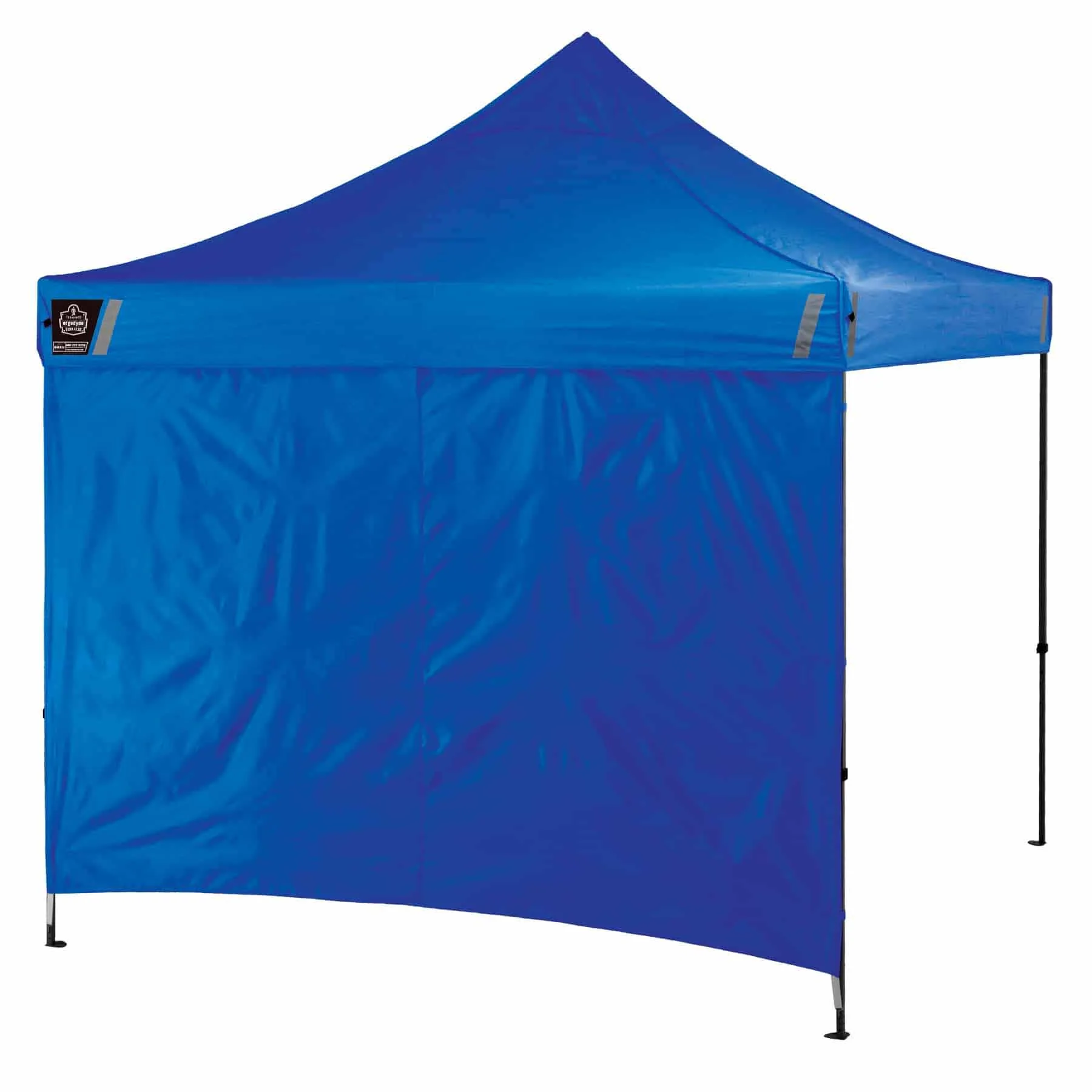 Ergodyne 12997 6098  Blue Pop-Up Tent Sidewall - 10ft x 10ft - Moutools