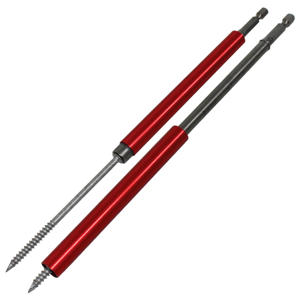 Malco GSG6 Extra-Long Magnetic Gutter Screw Guide, Red - Moutools