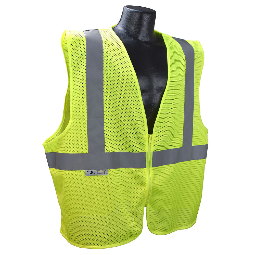Radians SVE1-2ZGM-L/XL Economy Type R Class 2 Safety Vest, L/XL - Moutools
