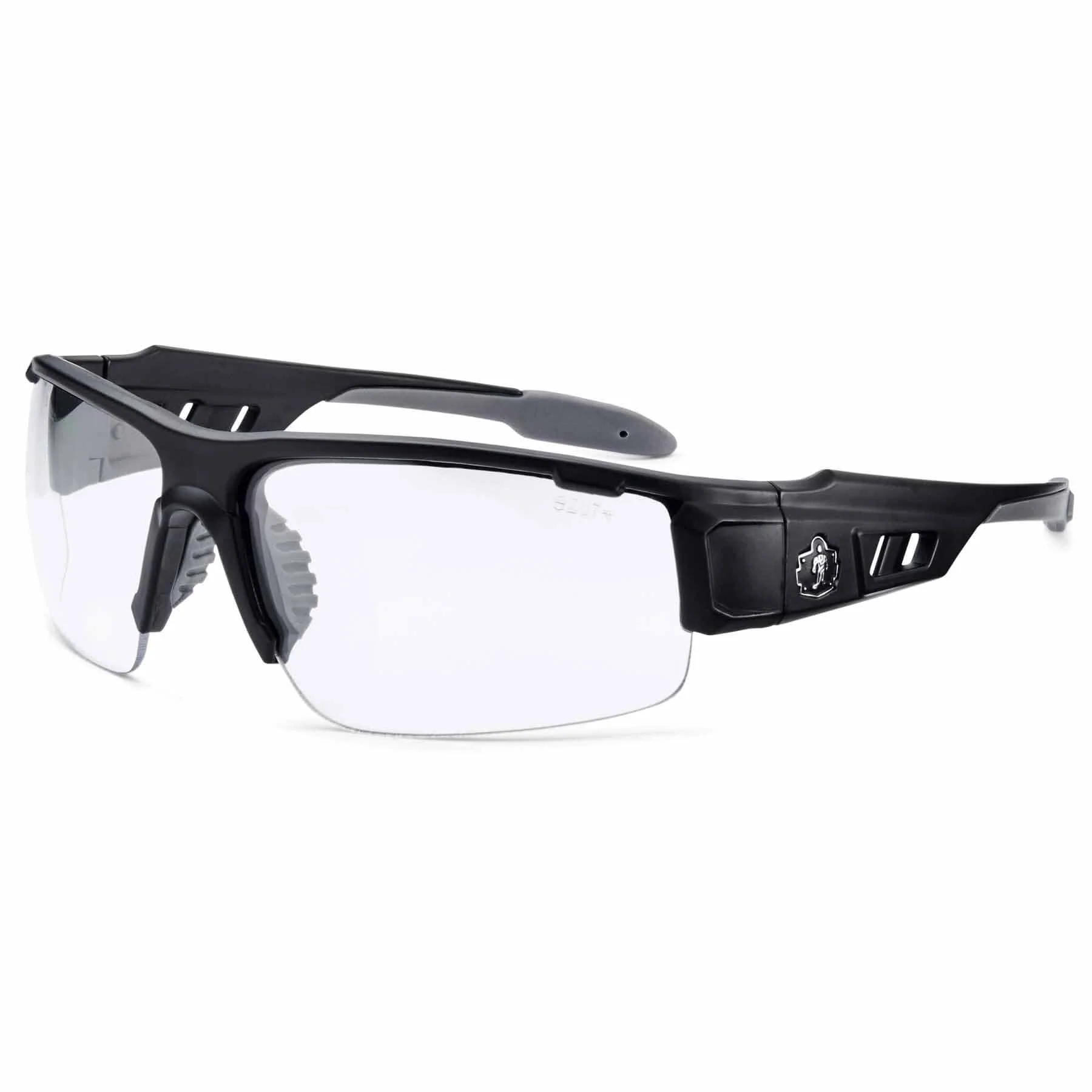 Ergodyne 52403 DAGR Anti-Fog Clear Lens Matte Black Safety Glasses - Moutools