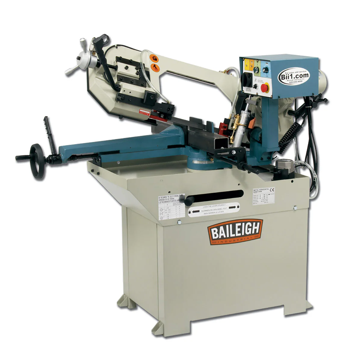 Baileigh Industrial BA9-1001396 Mitering Band Saw BS-250M - Moutools
