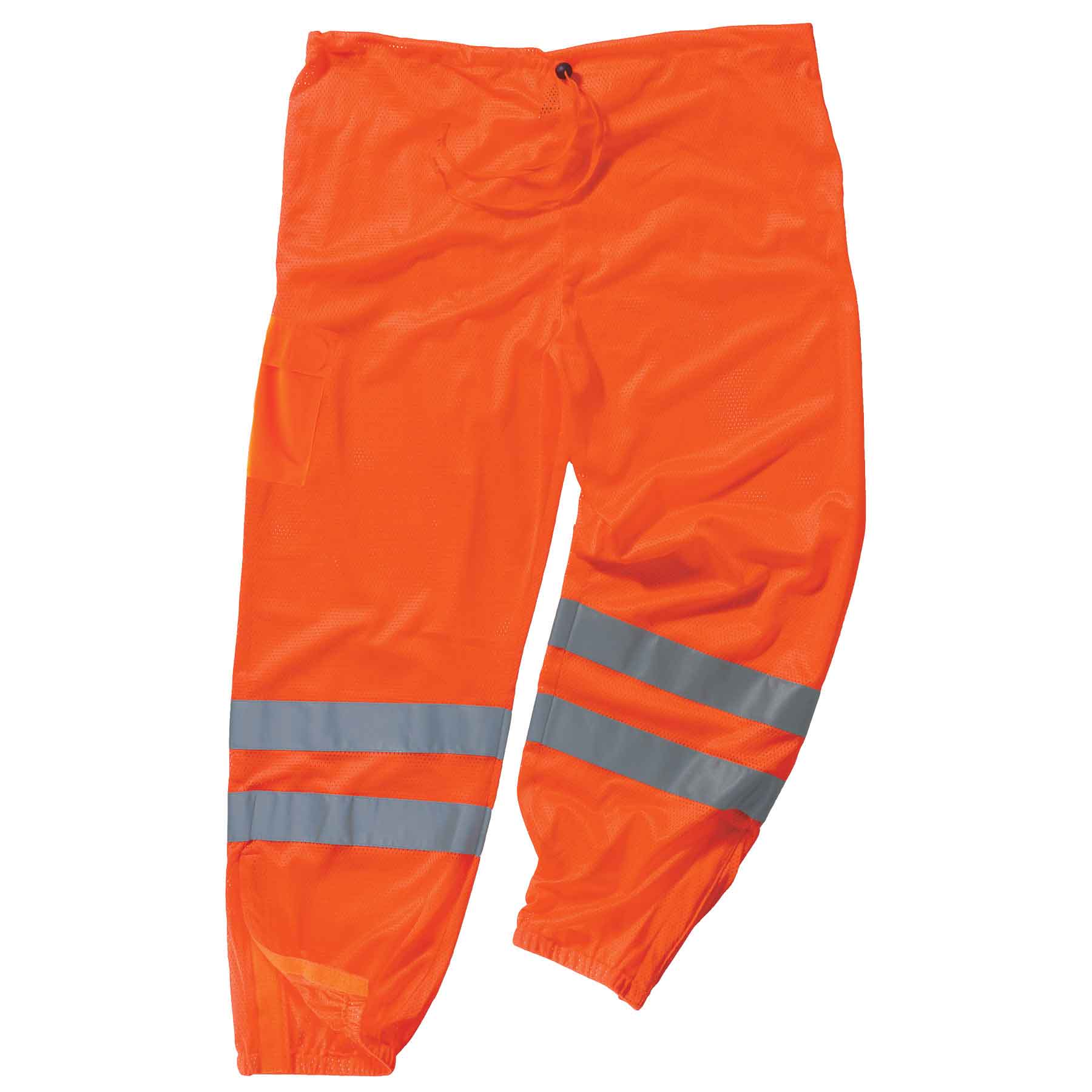 Ergodyne 22857 GloWear 8910 Supplemental Class E Hi-Vis Pants, 2XL/3XL, HV Orange - Moutools
