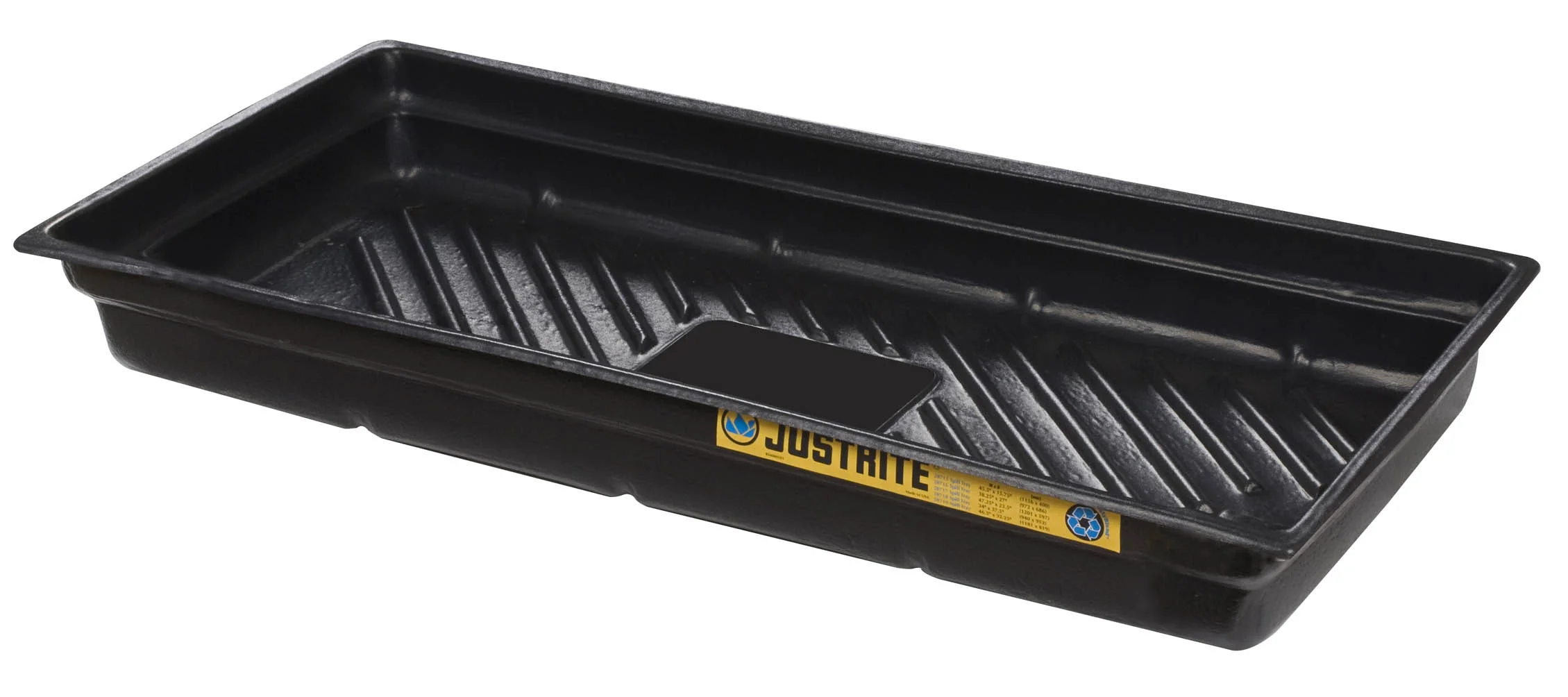 Justrite 28716 EcoPolyBlend Spill Tray 38