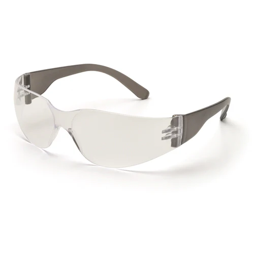 Pyramex SB4110S Intruder Eyewear Clear Lens Safety Glasses with Black Temples - Moutools