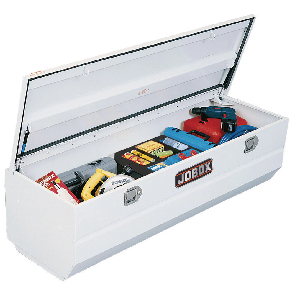 Crescent Jobox 817980 White Steel Heavy-Duty Truck Chest - Moutools