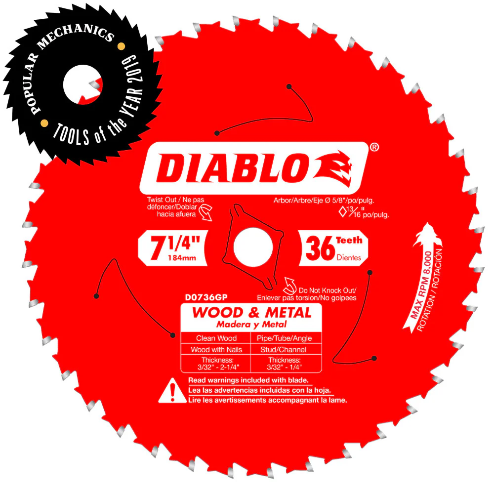 Diablo D0736GPA 7-1/4