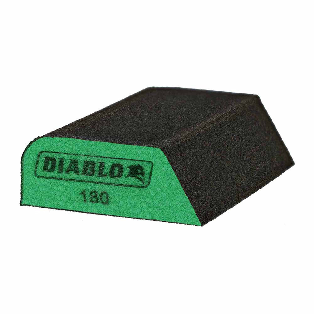 Diablo DFBCOMBUFN01G Dual-Edge 180-Grit (Ultra Fine) Sanding Sponge - Moutools