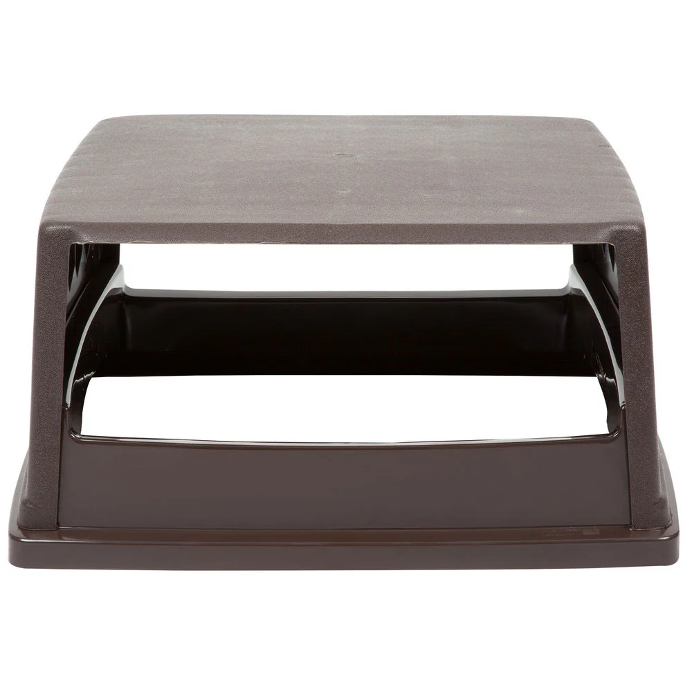 Rubbermaid FG256V00BRN Glutton® Hooded Top without doors for 256B Containers - Moutools