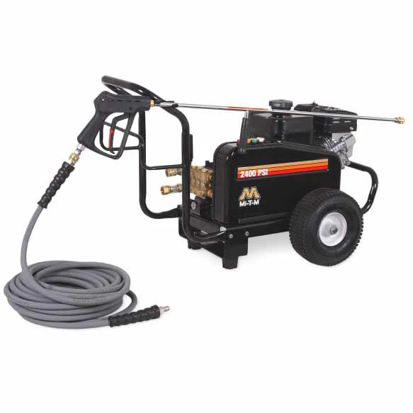 Mi-T-M JCW-2403-0MRB JCW Series Gasoline Belt Drive Cold Water Pressure Washer - Moutools