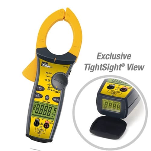 IDEAL 61-775 1000A AC/DC TightSight® Clamp Meter with TRMS, Capacitance, Frequency - Moutools