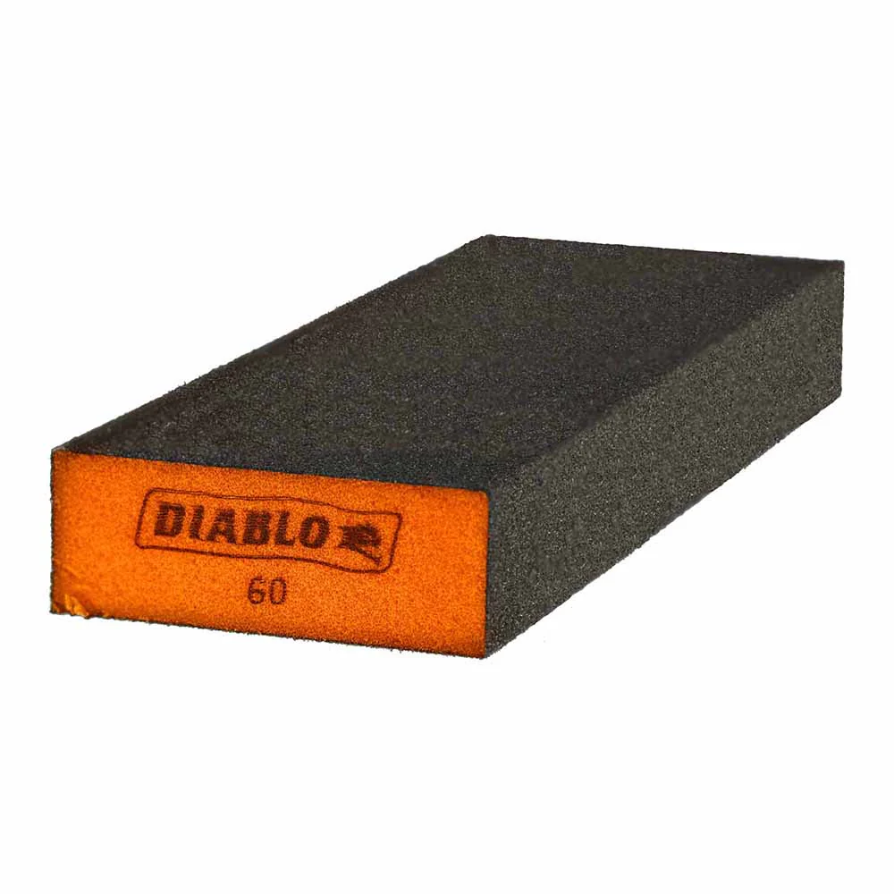 Diablo DFBBLOCBMD01G Extended Flat 60-Grit (Medium) Sanding Sponge - Moutools
