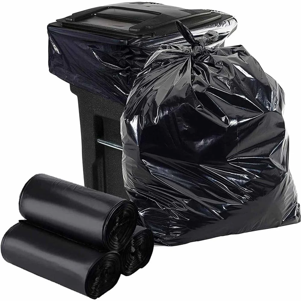 Trash Bag 33gal 33Gal Fasteners Logo Trash Garbage Bags, No Drawstring, Wire Tie - Moutools